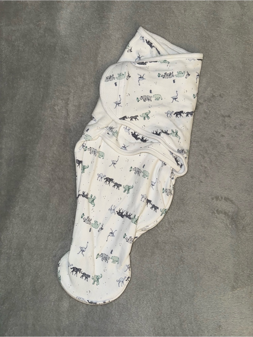 Velcro swaddle